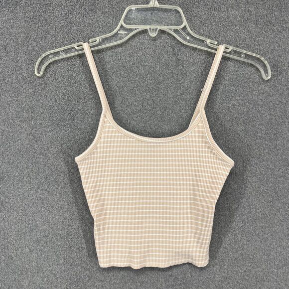 American Eagle Outfitters Tops - American Eagle Tank Top Womens XS Y2K Ribbed Striped Cropped Cami